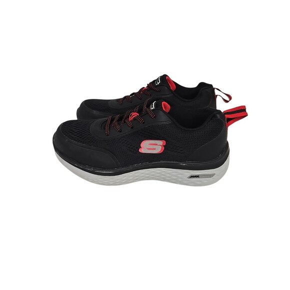 Skechers Women's Steel Toe Steel Plate Athletic Work Shoes 99997000 Black Red 9M - Picture 5 of 8